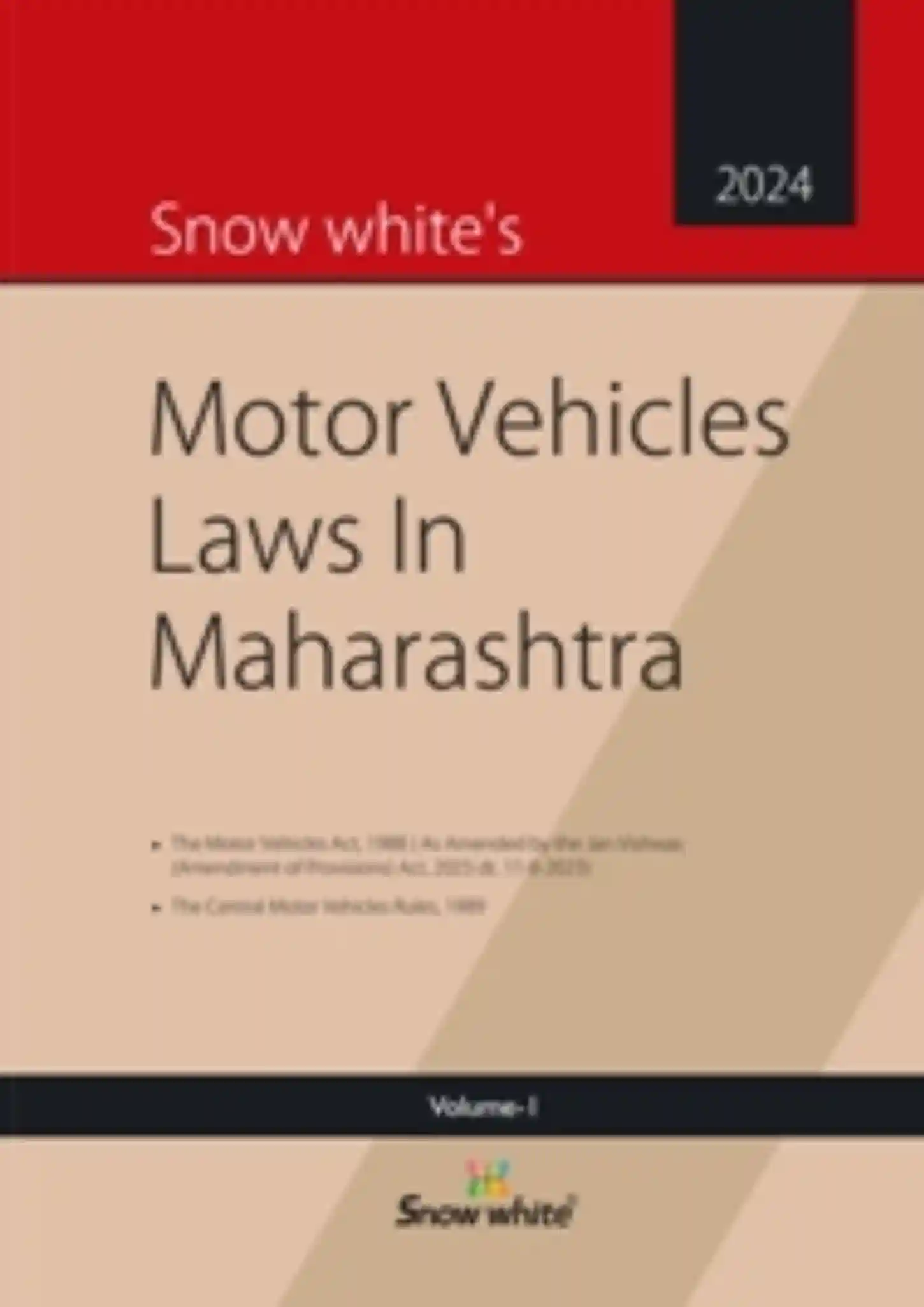 Snow White’s Motor Vehicles Laws in Maharashtra in 2 Volumes